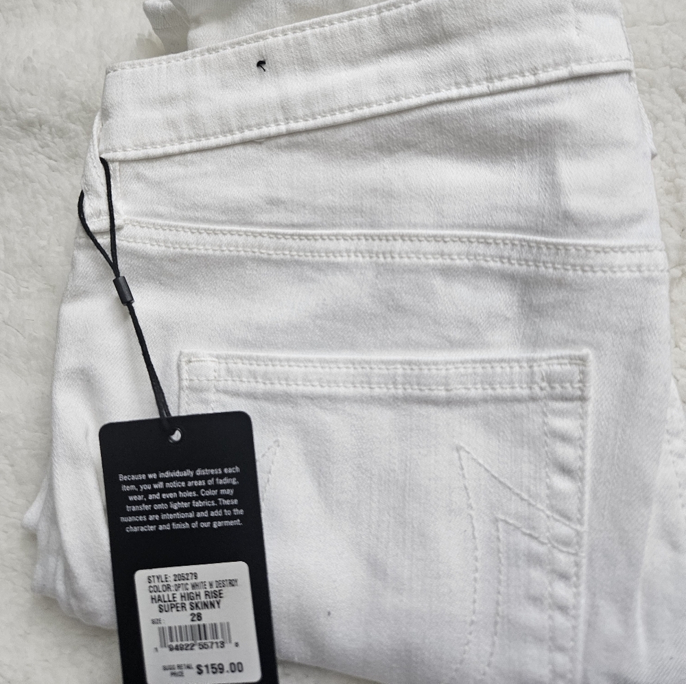 ♡White Halle True Religion Jeans | Light Ripped | Skinny Jeans | High / Mid Rise - Picture 2 of 7